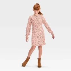 Girls' Long Sleeve Textured Woven Dress - Art Class™ -Teen Clothing Store GUEST 0024c5c3 21e5 4967 8037 bd7a67221f66