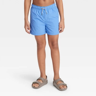 Boys' Solid Swim Trunks - Art Class™ Blue 5 Boys' Solid Swim Trunks - Art Class™ Blue - Image 3