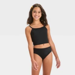 Girls' 'Let It Shine' Solid Midkini Set - Art Class™ Black 7 Girls' 'Let It Shine' Solid Midkini Set - Art Class™ Black -Teen Clothing Store GUEST 05594ee1 aeec 4895 95bf ebc05608cc6e
