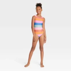 Girls' Surf Striped One Piece Swimsuit - Art Class™ 6 Girls' Surf Striped One Piece Swimsuit - Art Class™ -Teen Clothing Store GUEST 0a6cefe0 32ed 4035 a6b0 31bdc5821648