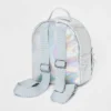 Girls' 8.75" Hologram Mini Backpack - Art Class™ Silver