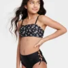 Girls' 2pc Vintage Daisy Surf High-Waist Bikini Set - Art Class™ Black 1 Girls' 2pc Vintage Daisy Surf High-Waist Bikini Set - Art Class™ Black -Teen Clothing Store GUEST 16c65b85 5885 4587 88de 5a9582dfa844