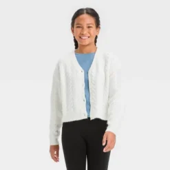 Girls' Cropped Cable Knit Cardigan Sweater - Art Class™ -Teen Clothing Store GUEST 1d9ab708 c626 4ce8 9fb4 f3dae19bf864
