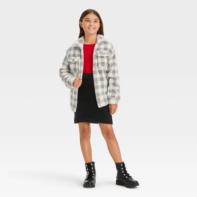 Girls' Fuzzy Ribbed Sweater Skirt - Art Class™ 4 Girls' Fuzzy Ribbed Sweater Skirt - Art Class™ - Image 2