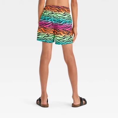 Boys' Ombre Zebra Striped Swim Shorts - Art Class™ Blue 4 Boys' Ombre Zebra Striped Swim Shorts - Art Class™ Blue - Image 2