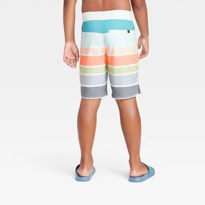 Boys' Striped Board Shorts - Art Class™ 4 Boys' Striped Board Shorts - Art Class™ - Image 2