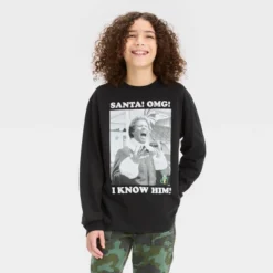 Boys' Long Sleeve Elf 'Santa! I Know Him' Graphic T-Shirt - Art Class™ 6 Boys' Long Sleeve Elf 'Santa! I Know Him' Graphic T-Shirt - Art Class™ -Teen Clothing Store GUEST 27362fa0 ddb6 4e13 9e5e ee89e4135fbb