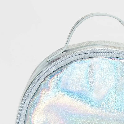 Girls' 8.75" Hologram Mini Backpack - Art Class™ Silver 5 Girls' 8.75" Hologram Mini Backpack - Art Class™ Silver - Image 3