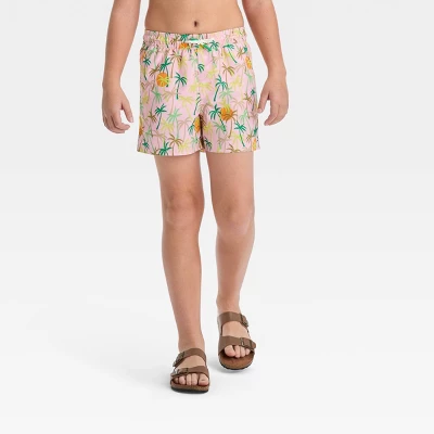 Boys' Palm Tree Swim Shorts - Art Class™ Pink 5 Boys' Palm Tree Swim Shorts - Art Class™ Pink - Image 3
