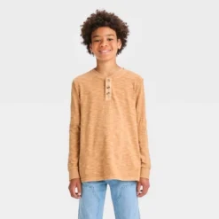 Boys' Long Sleeve Washed Henley T-Shirt - Art Class™ 7 Boys' Long Sleeve Washed Henley T-Shirt - Art Class™ -Teen Clothing Store GUEST 38e6d5bb c211 44cc a5ce 8beaef82ca4c
