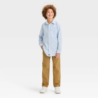 Boys' Oxford Striped Long Sleeve Button-Down Shirt - Art Class™ 4 Boys' Oxford Striped Long Sleeve Button-Down Shirt - Art Class™ - Image 2