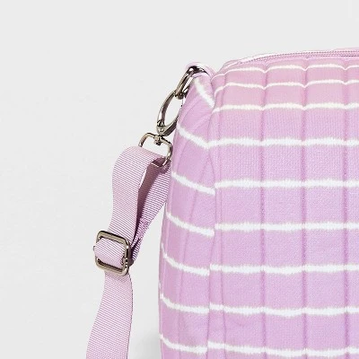 Girls' Quilted Duffel Bag - Art Class™ Purple 5 Girls' Quilted Duffel Bag - Art Class™ Purple - Image 3