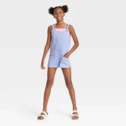 Girls' Chambray Striped Cover Up Dress - Art Class™ Blue -Teen Clothing Store GUEST 6580817b 0f99 4168 9288 91aff504bdbe