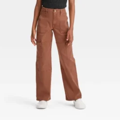 Girls' High-Rise Baggy Cargo Pants - Art Class™ Brown -Teen Clothing Store GUEST 6c55fc04 8db3 43e5 bf9c c4a6346c0160
