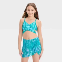 Girls' 3pc Swirly Marble Swimwear Set - Art Class™ Blue 9 Girls' 3pc Swirly Marble Swimwear Set - Art Class™ Blue -Teen Clothing Store GUEST 795f5443 98c4 4dc5 ab76 7ce22667d026