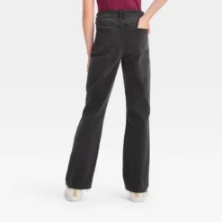 Girls' Destructed High-Rise Slim Straight Jeans - Art Class™