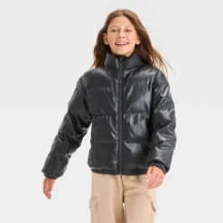 Girls' Solid Cropped Puffer Jacket - Art Class™ Black 7 Girls' Solid Cropped Puffer Jacket - Art Class™ Black -Teen Clothing Store GUEST 83b4d7a9 957b 4e4a ae89 9c582cc8550e