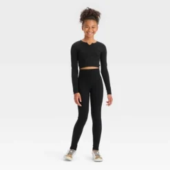 Girls' Long Sleeve Notch Neck Seamless T-Shirt - Art Class™ 6 Girls' Long Sleeve Notch Neck Seamless T-Shirt - Art Class™ -Teen Clothing Store GUEST 8a463a9c e5af 44de 99b8 5088f605a041