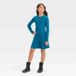 Girls' Long Sleeve Seam Front Fitted Dress - Art Class™ -Teen Clothing Store GUEST 8b0a6986 ed76 4d3b a278 69176e77154e