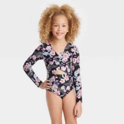 Girls' Floral Printed Tropical Daydream Swimsuit - Art Class™ Black 7 Girls' Floral Printed Tropical Daydream Swimsuit - Art Class™ Black -Teen Clothing Store GUEST 8cb5f6c9 1ec5 4993 aa9f c7c8386af38c