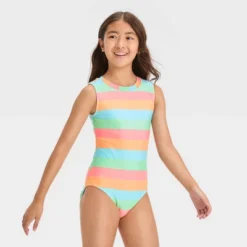 Girls' Sweet Summer Striped One Piece Swimsuit - Art Class™ -Teen Clothing Store GUEST 8cdbcb32 e022 4e90 b5e4 fa6dde375b37