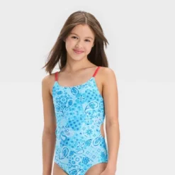 Girls' Sweet Paisley One Piece Swimsuit - Art Class™ Light Blue 7 Girls' Sweet Paisley One Piece Swimsuit - Art Class™ Light Blue -Teen Clothing Store GUEST 9b43bef7 6254 4ef3 b725 24afc9e0d271