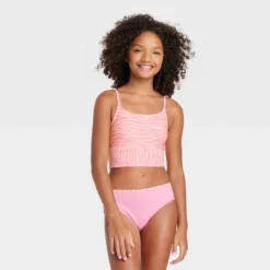 Girls' Zebra Ribbed Bottom Tankini Set - Art Class™ Light Pink 6 Girls' Zebra Ribbed Bottom Tankini Set - Art Class™ Light Pink -Teen Clothing Store GUEST adc4a69a 34d9 450b 8ba7 5c7dd2e1d4a8
