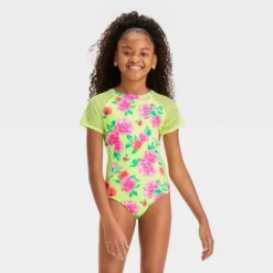 Girls' 'Pretty Peony' Floral Printed One Piece Swimsuit - Art Class™ -Teen Clothing Store GUEST b43ebca9 ad6f 4150 be92 c816d56d632b