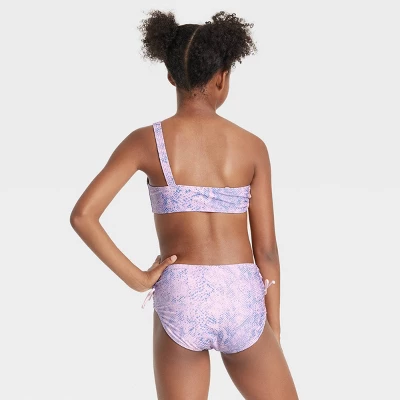 Girls' Snake Bite Animal Bikini Set - Art Class™ Purple 4 Girls' Snake Bite Animal Bikini Set - Art Class™ Purple - Image 2