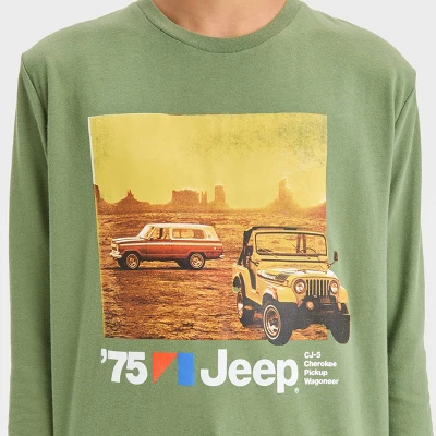 Boys' Jeep Long Sleeve Graphic T-Shirt - Art Class™ Green 3 Boys' Jeep Long Sleeve Graphic T-Shirt - Art Class™ Green