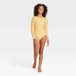 Girls' Ditsy Meadow Rash Guard One Piece Swimsuit - Art Class™ Yellow 7 Girls' Ditsy Meadow Rash Guard One Piece Swimsuit - Art Class™ Yellow -Teen Clothing Store GUEST bf5ef6e2 e6c1 46e7 9091 06e2d2aea925