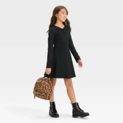 Girls' Long Sleeve Henley Skater Dress - Art Class™ -Teen Clothing Store GUEST c1b3592f cab3 4edf befa e19aaedadf9c