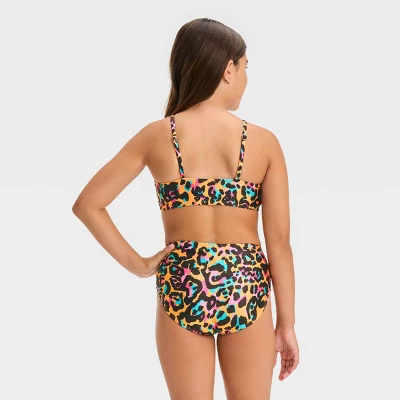 Girls' 'Wild Summer' Cheetah Printed Bikini Set - Art Class™ 4 Girls' 'Wild Summer' Cheetah Printed Bikini Set - Art Class™ - Image 2