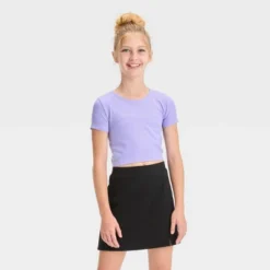 Girls' Short Sleeve Seamless Cropped T-Shirt - Art Class™ -Teen Clothing Store GUEST c6e28a38 9379 4ed6 8bb4 a5e3ed305ae0