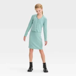 Girls' Knit Cardigan & Dress Set - Art Class™ 9 Girls' Knit Cardigan & Dress Set - Art Class™ -Teen Clothing Store GUEST c8368d70 65e8 4ff9 b67e b2b47bf8488d