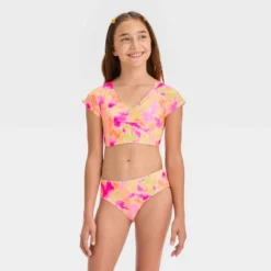 Girls' 'Sunshine Sorbet' Tie-Dye Bikini Set - Art Class™ -Teen Clothing Store GUEST d2006226 e67a 4783 95b3 fad1dcb626dc