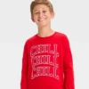 Boys' Chill Chill Chill Long Sleeve Graphic T-Shirt - Art Class™ Red -Teen Clothing Store GUEST d8d0c654 c26f 4303 9954 550e2c03fb4a