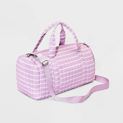 Girls' Quilted Duffel Bag - Art Class™ Purple 3 Girls' Quilted Duffel Bag - Art Class™ Purple