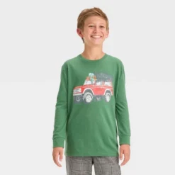 Boys' Christmas Tree Knit Long Sleeve T-Shirt - Art Class™ Green 7 Boys' Christmas Tree Knit Long Sleeve T-Shirt - Art Class™ Green -Teen Clothing Store GUEST ddca3f14 ee5d 4db4 8c25 13c120dff966