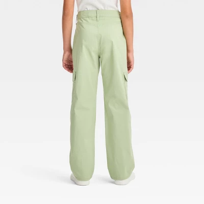 Girls' Twill Cargo Pants - Art Class™ 3 Girls' Twill Cargo Pants - Art Class™