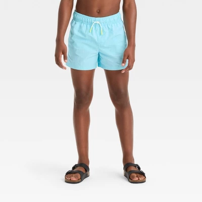 Boys' Solid Swim Shorts - Art Class™ Blue 5 Boys' Solid Swim Shorts - Art Class™ Blue - Image 3