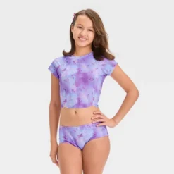 Girls' 'Sweet Flutter' Tie-Dye Rash Guard Set - Art Class™ Violet 9 Girls' 'Sweet Flutter' Tie-Dye Rash Guard Set - Art Class™ Violet -Teen Clothing Store GUEST eac4a4af 57ea 4cb5 b449 29e2a5bf84b3