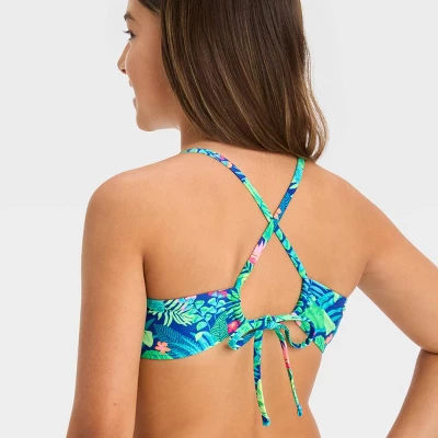 Girls' 'Living In The Tropics' Floral Printed Bikini Set - Art Class™ 3 Girls' 'Living In The Tropics' Floral Printed Bikini Set - Art Class™