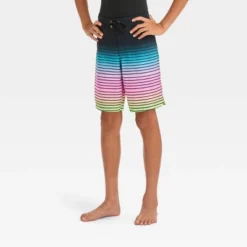 Boys' Ombre Striped Swim Shorts - Art Class™ 7 Boys' Ombre Striped Swim Shorts - Art Class™ -Teen Clothing Store GUEST f893bf4c 25bf 4d1c b3d5 f5b004571a81