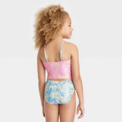 Girls' Leaf Printed Midkini Set - Art Class™ Light Pink/Light Blue/Cream 6 Girls' Leaf Printed Midkini Set - Art Class™ Light Pink/Light Blue/Cream -Teen Clothing Store GUEST fa04118d e382 4421 bb47 6aa07e53f688