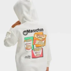 Boys' Maruchan Ramen Noodle Graphic Hoodie Pullover Sweatshirt - Art Class™ Cream