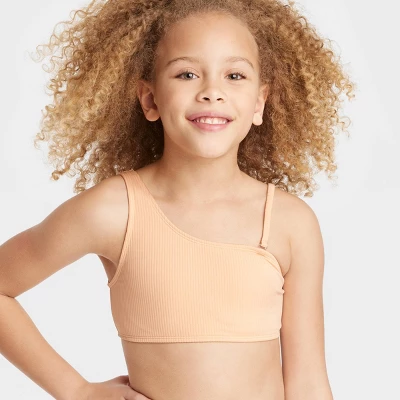 Girls' Solid Vacay Mode Bikini Sets - Art Class™ Peach Orange 3 Girls' Solid Vacay Mode Bikini Sets - Art Class™ Peach Orange